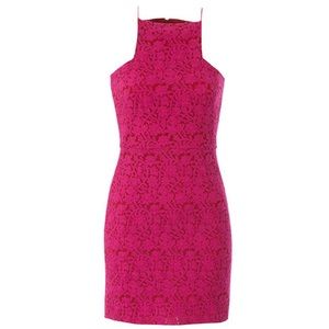Mestiza New York Hot Pink Lace Dress